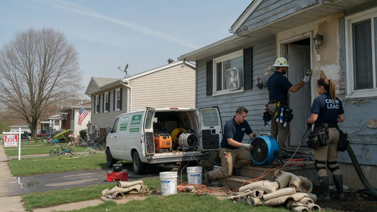 Flood Cleanup in Carlock, IL near me