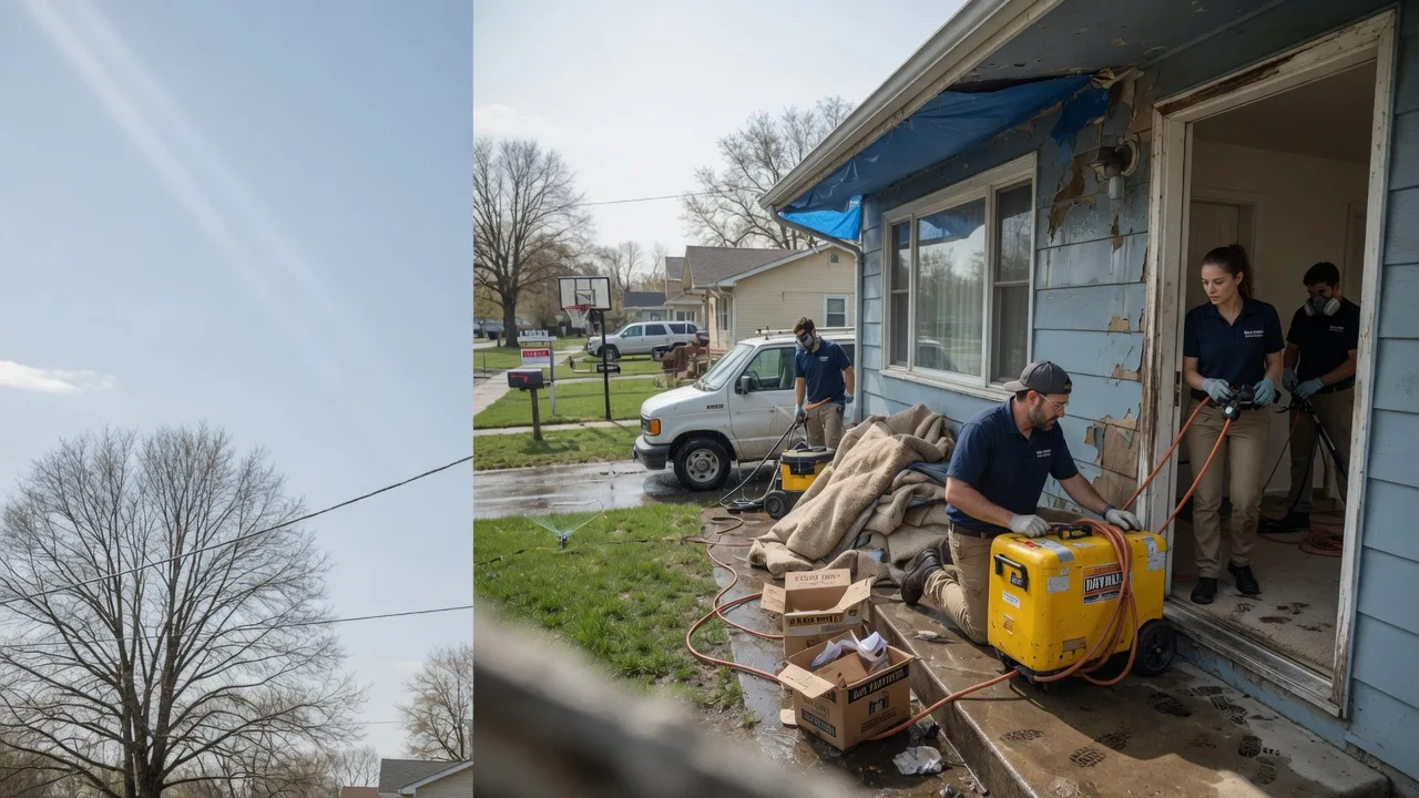 Basement Flood Cleanup in Carlock, IL near me